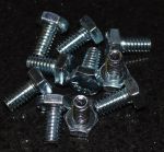 1/4" UNC x 1/2" Zinc Plated BZP Full Thread Steel Hexagon Set Screw 8786